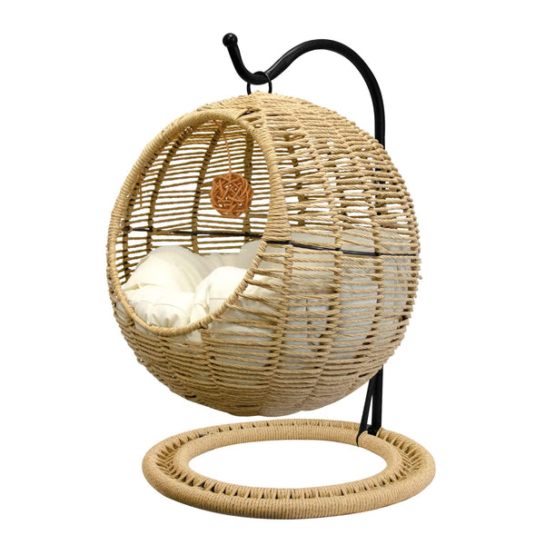 Cozy Wicker Cat Hammock
