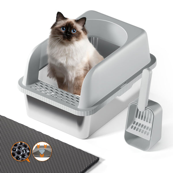 Stainless Steel Spacious Cat Litter Box