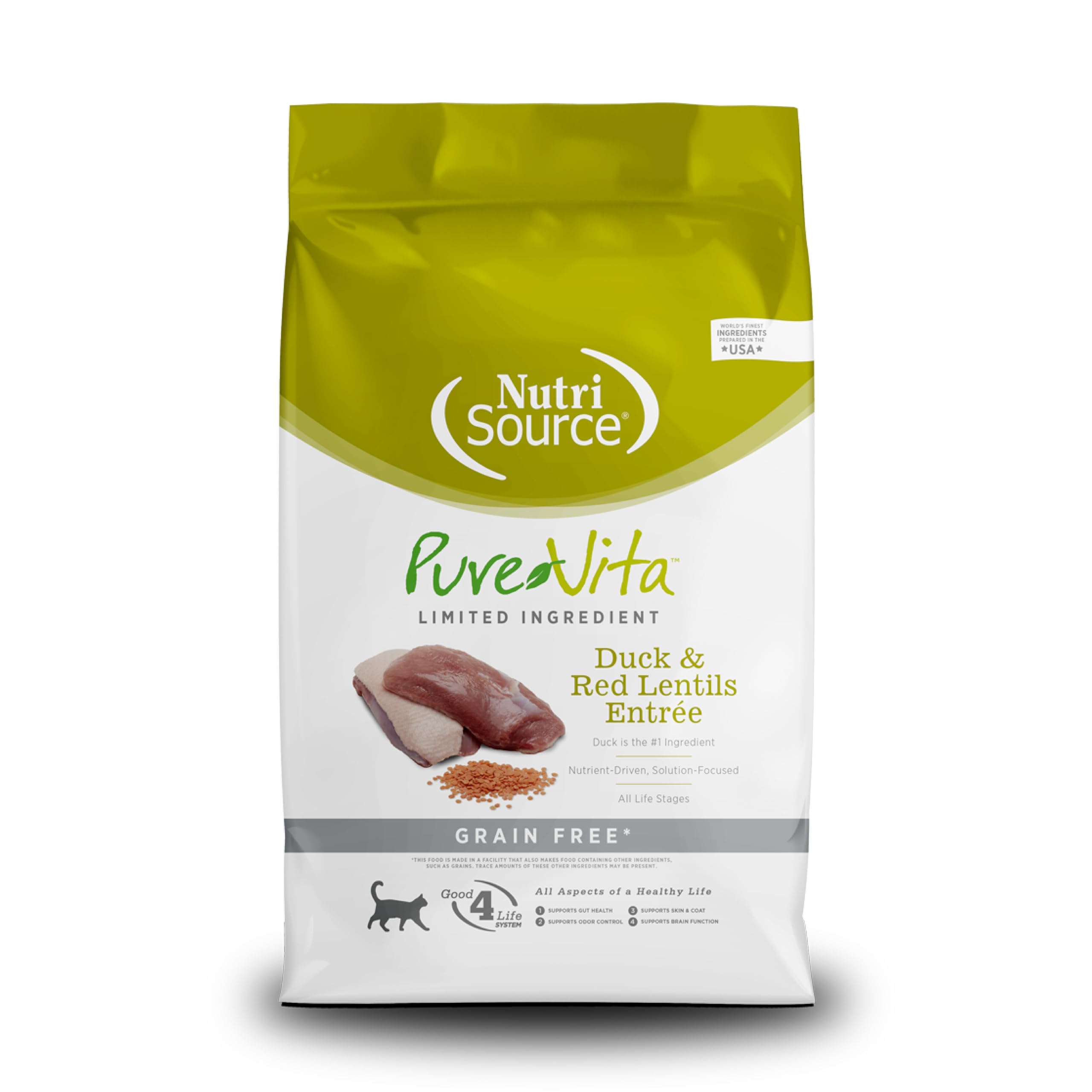 Purevita Grain Free Duck Cat Food 15Lb
