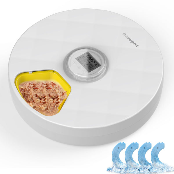 Devopet 6-Meal Automatic Pet Feeder
