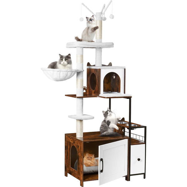 Snughome Multi-Function Cat Tower
