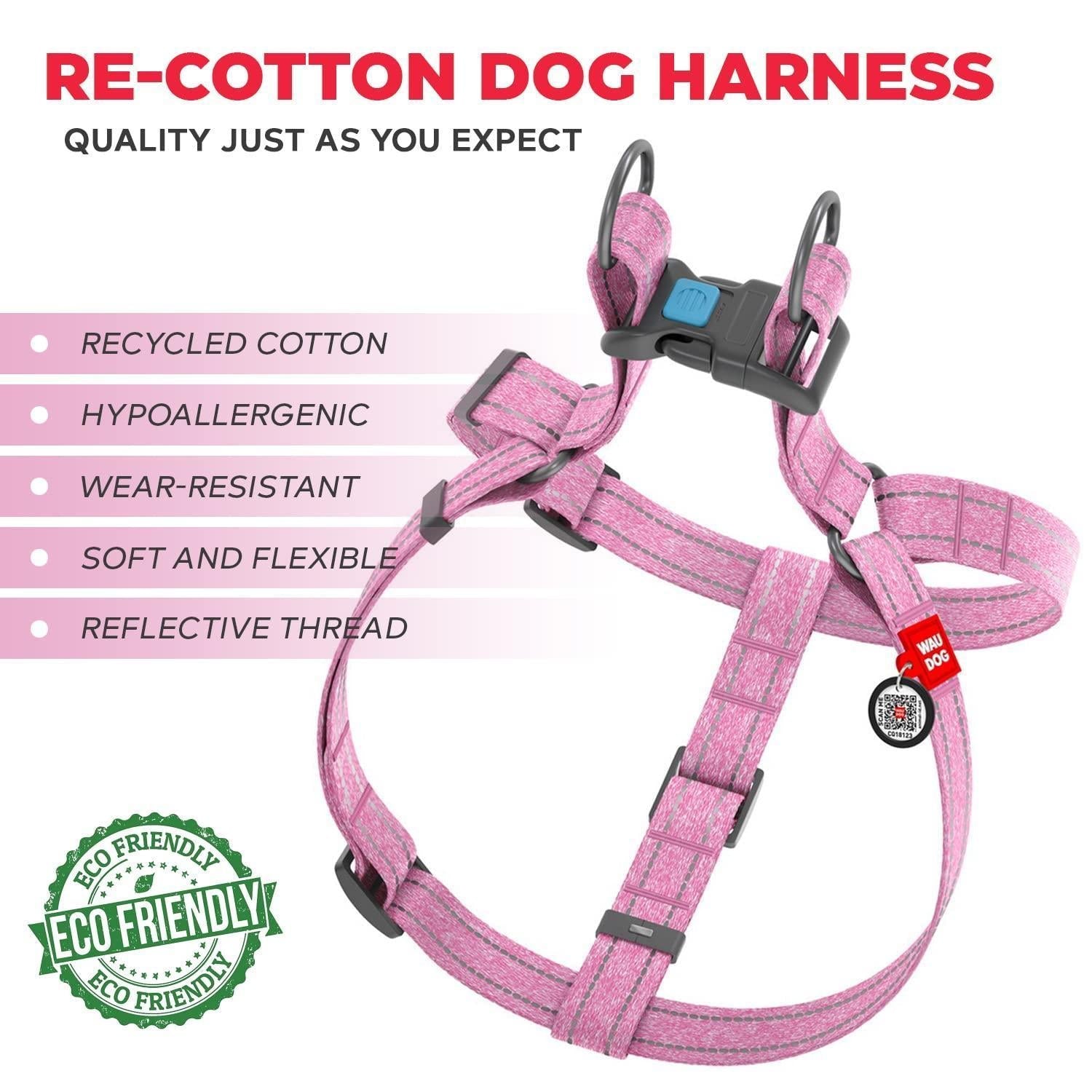 Eco Soft Pink Large Dog Harness
