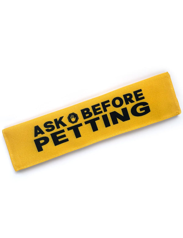 Ask to Pet Dog Leash Sleeve
