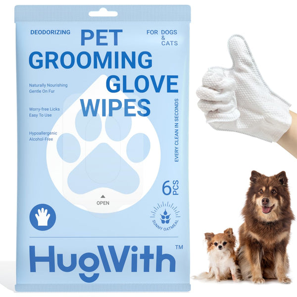 HugWith Natural Pet Grooming Wipes