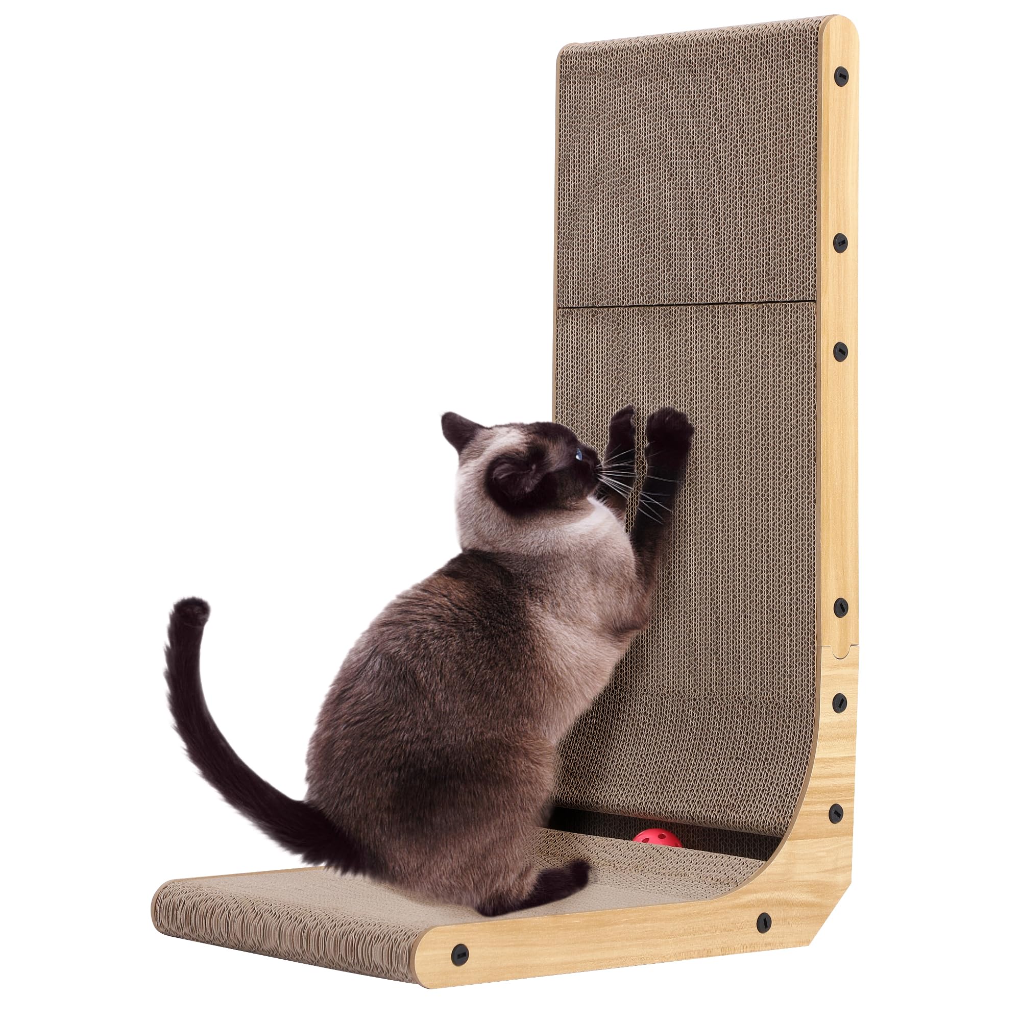 L-Shaped Cardboard Cat Scratcher