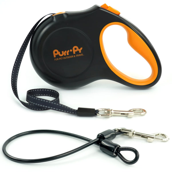 Purrpy Chew-Proof 16ft Retractable Dog Leash