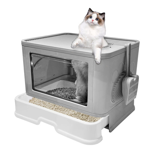 CompactCat Deluxe Enclosed Litter Box